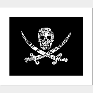 Internet Pirate Jolly Roger Posters and Art